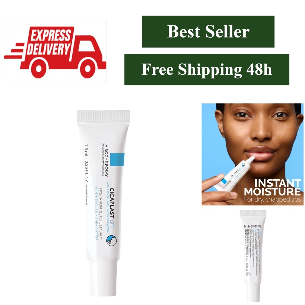La Roche-Posay Cicaplast Lip Balm B5, Hydrating Treatment for Dry Lips
