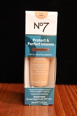 No7 Protect & Perfect Intense Advanced SPF 50+ Foundation WARM BEIGE Exp 07/28
