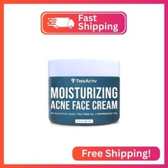 TreeActiv Acne Cream Original Formula, 2 fl oz, 2% Salicylic Acid Face Moisturiz