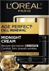 L&rsquo;Oreal Paris Age Perfect Cell Renewal Midnight Cream, Antioxidant 1.7 oz NEW