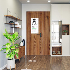 Snellen Eye Chart, Eye Charts for Eye Exams 20 Feet 22×11 Inches, Low Vision Eye