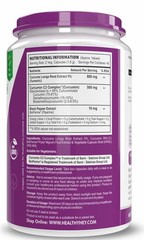 HealthyHey Nutrition Curcumin with Bioperine 1310mg (Ultra Pure) – 90 N