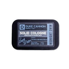 Solid Cologne Men Midnight Swim 1.5oz Travel Tin Duke Cannon Supply Cold Water