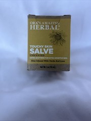 Ora’s Amazing Herbal Touchy Skin Salve Eczema Cream Unscented For Sensitive Skin