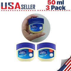 Vaseline Original Jelly 3-Pack 50ml, Blue Seal Moisturizer for Lips Hands