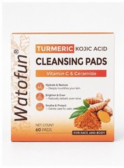 Watofun Glow Skincare Bundle Turmeric Pads & PDRN Ampoule Serum Set & Bonus Gift