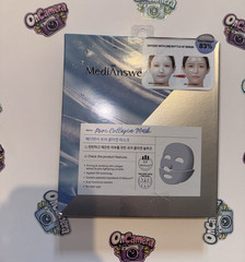 MediAnswer Pore Collagen Firming Face Mask Sheet, Gray, Unisex
