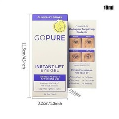 1pack Go Pure Instant Lift Eye Gel NEW PRODUCT DepuffsTightens Lifts 0.34 Oz NIB