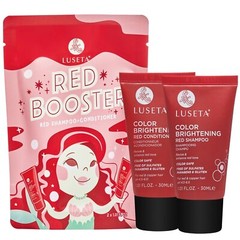 Luseta Color Brightening Red Shampoo and Conditioner Set, Color Depositing…