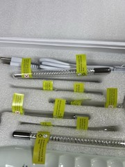 Pure Daily Care NuDerma Professional Ne+Ar Skin Therapy Wand w 6 Fusion OPEN BOX