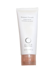 AVON Solutions Sweet Finish Sugar Scrub with Brown Sugar (3.4 oz / 100 ml) – NEW
