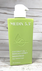 MEDIX 5.5 Coconut Oil Manuka Honey Body Treatment Cream Repair 15oz (2 Pack)