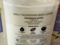 5 (FIVE) FREESIA Shea Butter & Coconut Oil 8oz LOTION Bath and Body Works