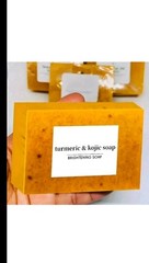 2 Pack Tumeric Lemon + Kojic Acid Soap Skin Whitening Dark Spot Remover 3.53oz