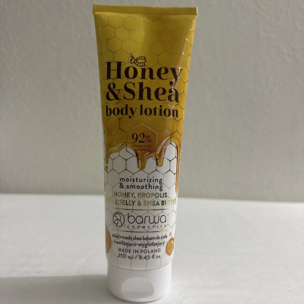 Barwa Cosmetics Honey & Shea Body Lotion With Propolis Made in Poland