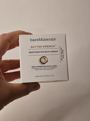 Butter Drench Restorative Rich Cream by bareMinerals for Unisex – 1.7 oz Cream