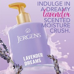 Jergens Shea Fusion Lavender Dreams Body Lotion, Shea Butter, 14 fl oz | Moistur