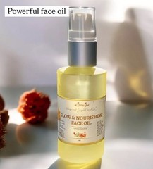 Organic Super Moisturizing Face Oil, Frankincense, Castor, Jojoba & Rosehip Oil