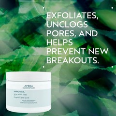 Aveda Outer Peace Acne Relief Pads Salicylic Acid Exfoliates Unclogs Pores 50