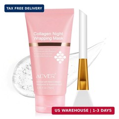 Collagen Overnight Wrapping Peel off Face Mask Elasticity Hydration Glass Skin