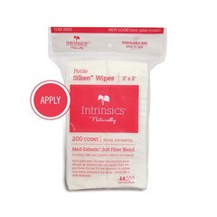 Intrinsics 407300 – Petite Silken Wipes, 2&Prime;x2&Prime;, 200 ct. 4-ply blend