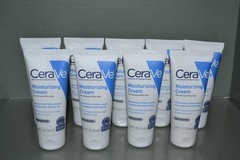 (9) CeraVe Moisturizing Cream For Normal to Dry Skin 1.89 fl oz Each