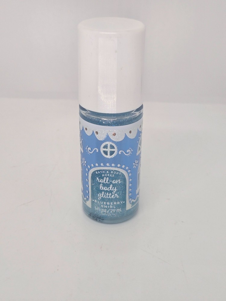 Bath & Body Works Roll On Body Glitter Blueberry Swirl