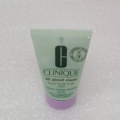 Clinique All About Clean Liquid Facial Soap Mild 1 Oz Dry Combination