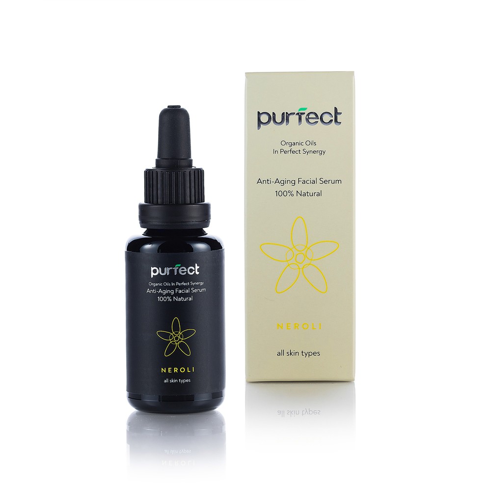 purfect Anti-Aging Face Serum 100% Natural Neroli 1 oz.