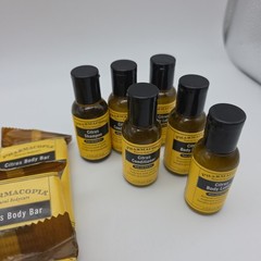 Pharmacopia Citrus Body Lotion Shampoo And Bar Soap Travel Mini Lot 28pcs