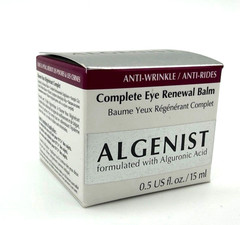 NIB Algenist Complete Eye Renewal Balm 0.5 fl. oz. Anti Wrinkle Alguronic Acid