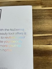 Pure Daily Care NuDerma Professional Ne+Ar Skin Therapy Wand w 6 Fusion OPEN BOX