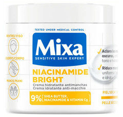 Mixa Niacinamide Bright Moisturizing Anti‑Dark Spot Cream – 400 ml, Face & Body