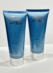 2X davidoff cool water body cream woman 3.4 Oz HTF