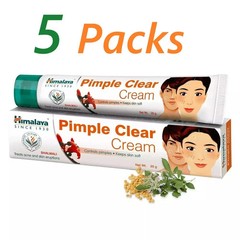5X PIMPLE CLEAR CREAM 20GM EACH HIMALAYA WITH LONG EXPIRY & FREE SHIPPING