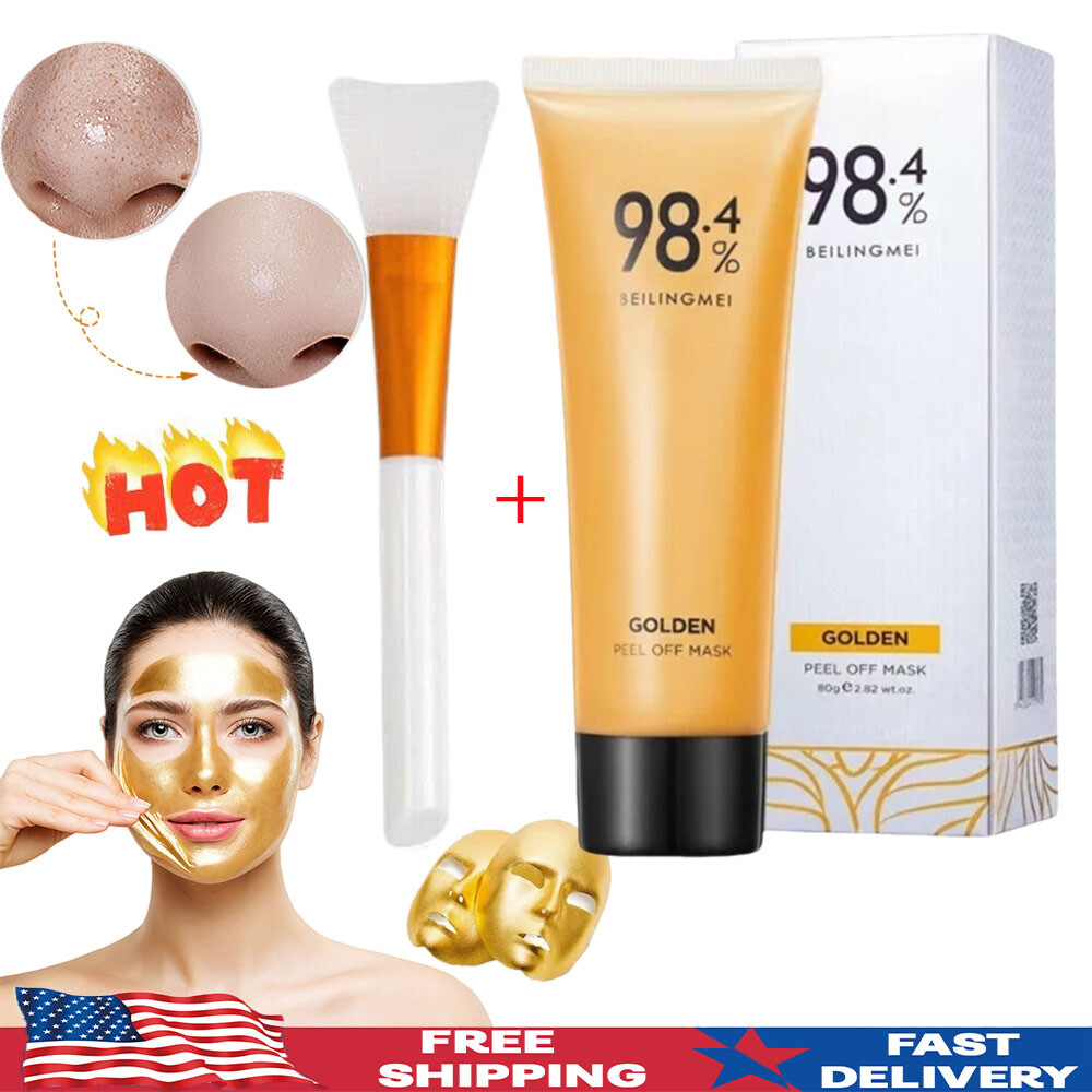 Quality 1-3PCS Gold Foil Peel-Off Mask – 98.4% Beilingmei Gold Face Mask,for wri