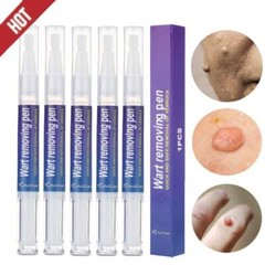 5× Painless Wart Remover Pen Eliminate Skin Tag Foot Corn Mole Warts Restoration