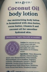 MIA & CO. ~ COCONUT OIL Shea Cocoa Butter BODY LOTION ~ LAVENDER COCONUT 946ml