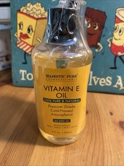 Majestic pure vitamin E Oil Premium Grade Exp 9/28