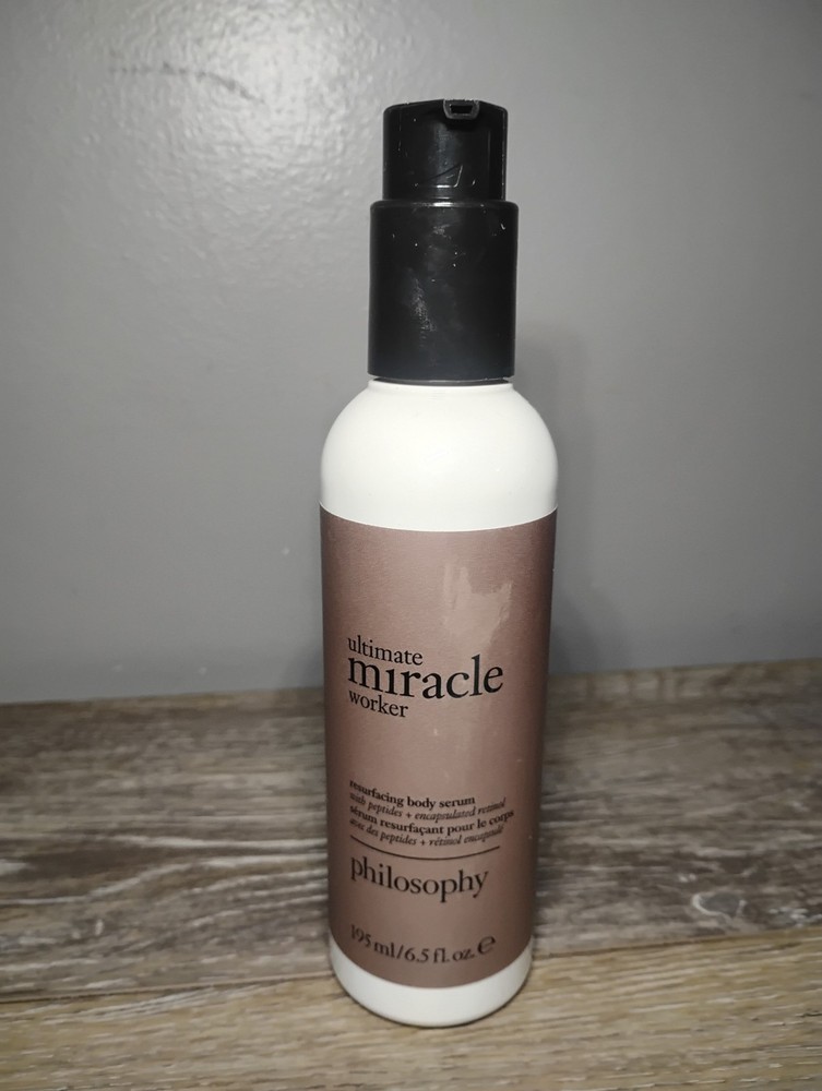 Philosophy – Ultimate Miracle Worker Resurfacing Body Serum-6.5 oz/195 mL NEW!