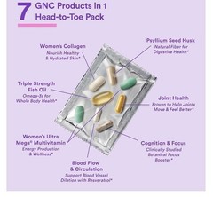 GNC Women&rsquo;s Whole Body Vitapak Program Wellness Combo Vitamins 30 Servings NEW