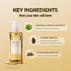Madagascar Centella Light Cleansing Oil 6.76 FlOz 200Ml Gentle Oil Cleanser Face