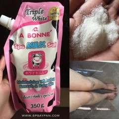 A Bonne Spa Milk Salt Smoothen Whitening Skin Moisturizing 350g