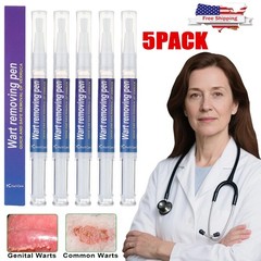 5x Removal Pen Eliminate Wart Liquid Hand Foot Warts Remove Flat Wart Acuminatum