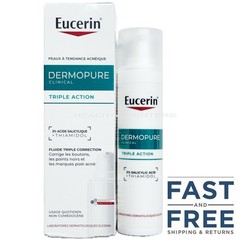 Eucerin DermoPure Triple Action Serum 40ml, 1.3 FL OZ. EXP 07/2028 NEW ORIGINAL