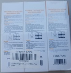 Gmeelan Orange Exfoliating Whitening Gel Scrub Brightening Skin Lot Of 6