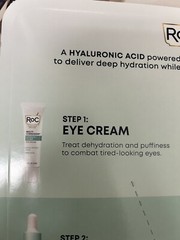 RoC MULTI CORREXION Hydrate + Plump Eye Cream Peptides Hyaluronic Acid 0.5 oz