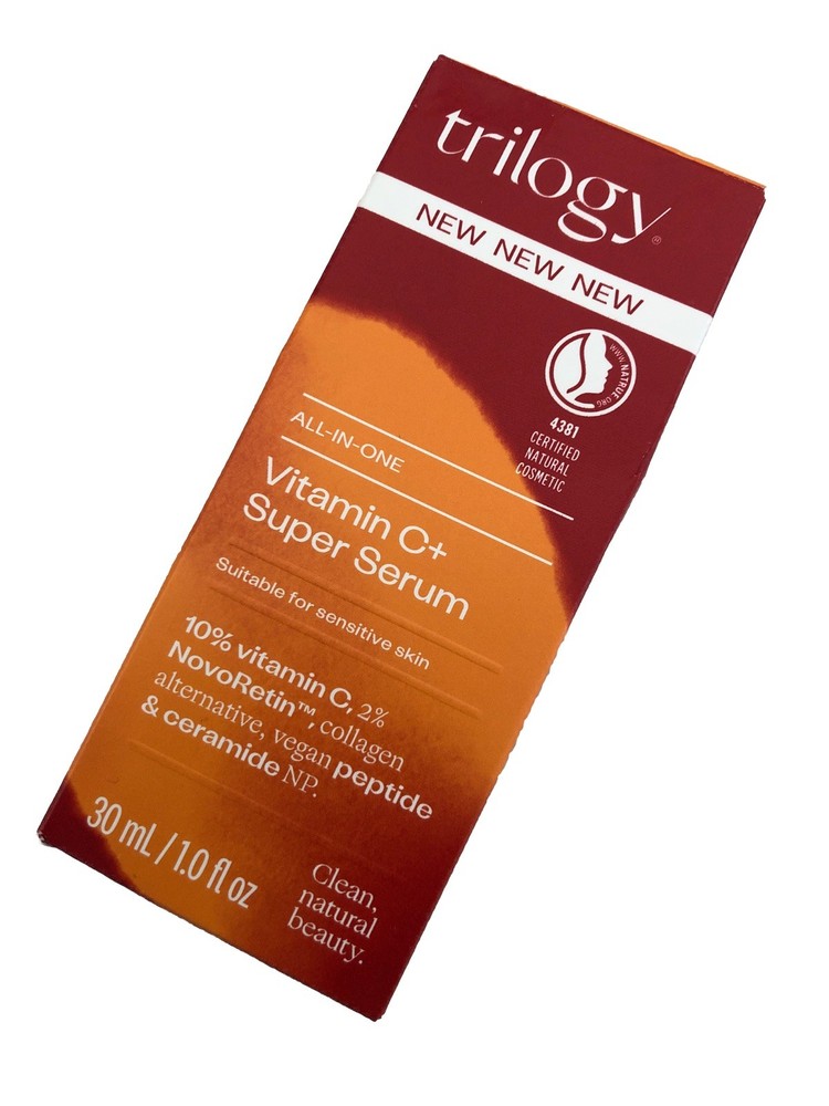 Trilogy Vitamin C+ Super Serum 1oz -Brighten Tighten Smooth 8 Actives Anti-Aging