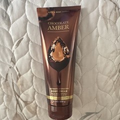 Bath & Body Works Chocolate Amber Body Cream 8 oz Ultimate Hydration 24H