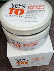 New! Yes To Carrots Body Butter NIB 8.45 fl oz Carrot Seed Oil SEALED